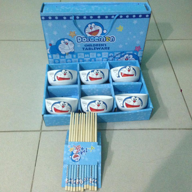 Bộ 6 Bát Đũa Doremon Xuất Nhật