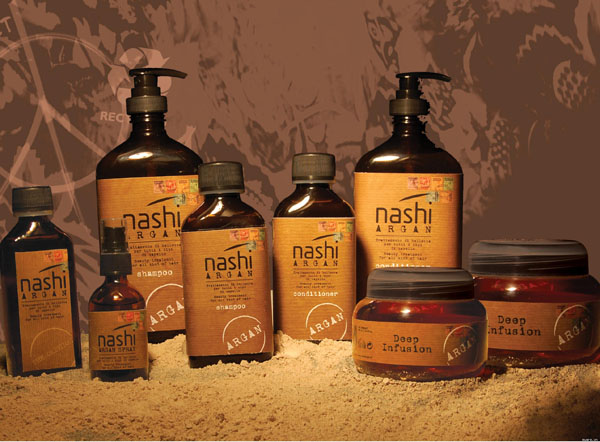 Bán buôn cặp dầu gội và xả Nashi Argan