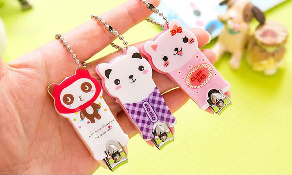 Kềm cắt móng mini dạng móc khóa dễ thương