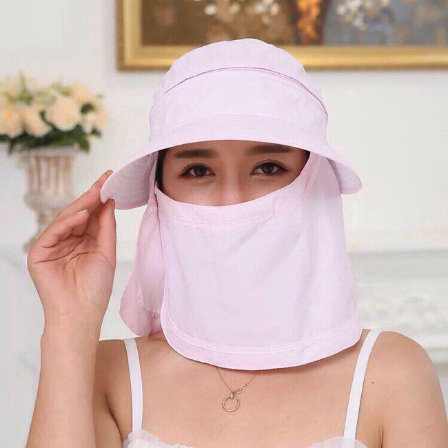 Mũ khẩu trang chống nắng mẫu số 4