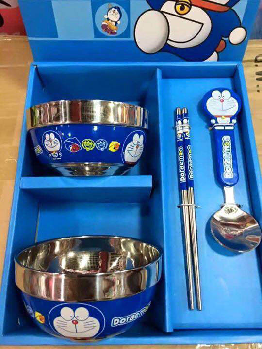Set bát ăn dễ thương cho bé