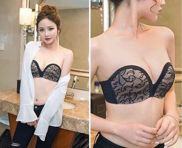 Áo lót nâng ngực không dây mẫu mới 2017