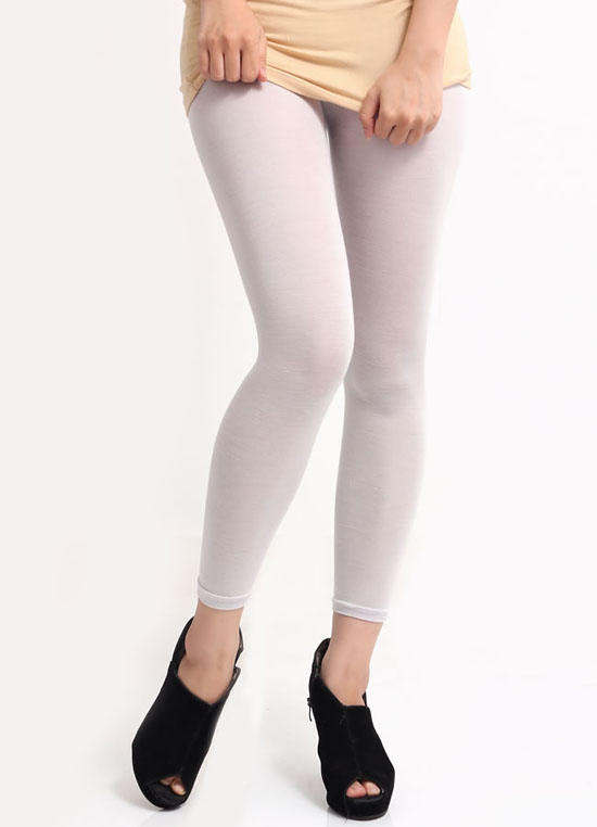 Quần legging thun cotton H&M màu xám
