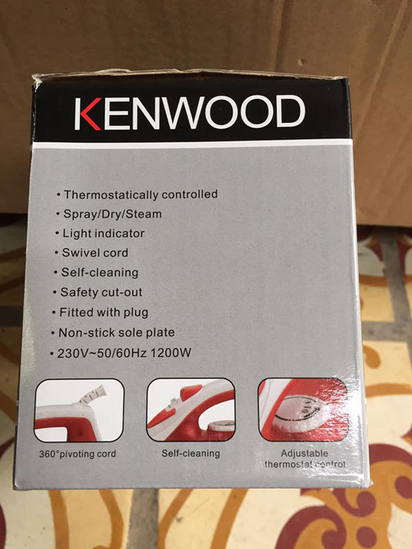 Bàn là hơi nước Kenwood DH-806