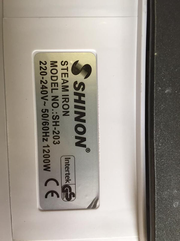Bàn là hơi nước Shinon SH-203