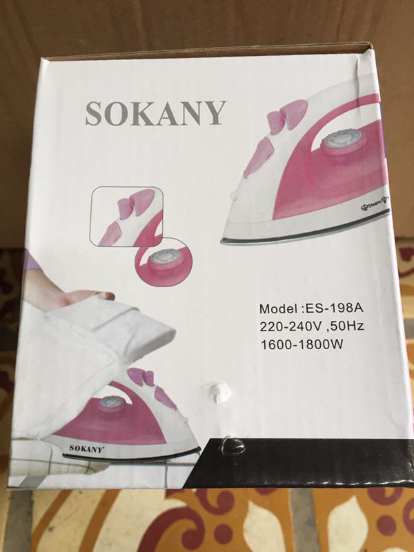 Bàn là hơi nước Sokany ES-198A