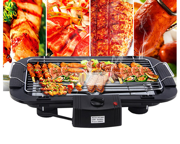 Bán buôn bếp nướng không khói Electric barbecue grill 2000w