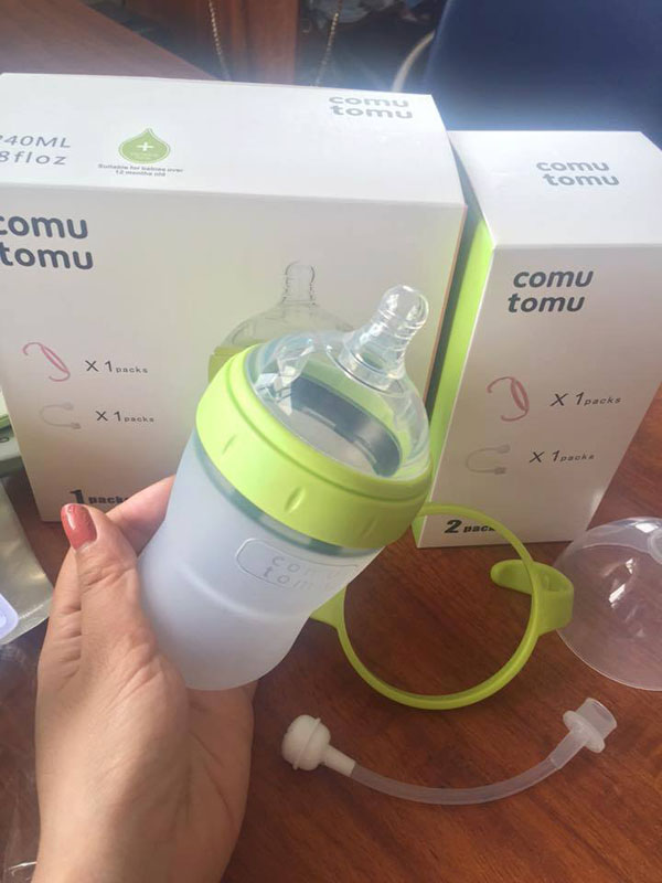 Bình sữa Comu tomu 240ml siêu mềm