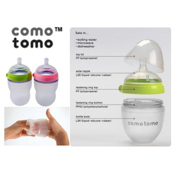 Bán sỉ bình sữa Comotomo 250ml cao cấp