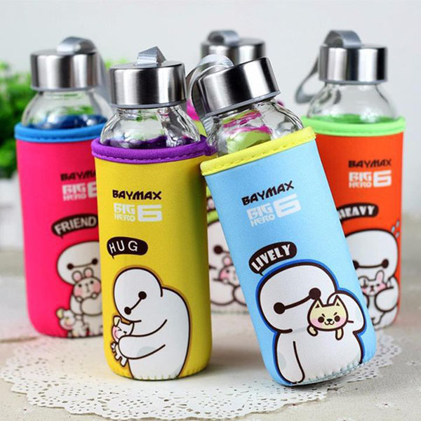 Bán buôn bình thủy tinh giữ nhiệt dễ thương