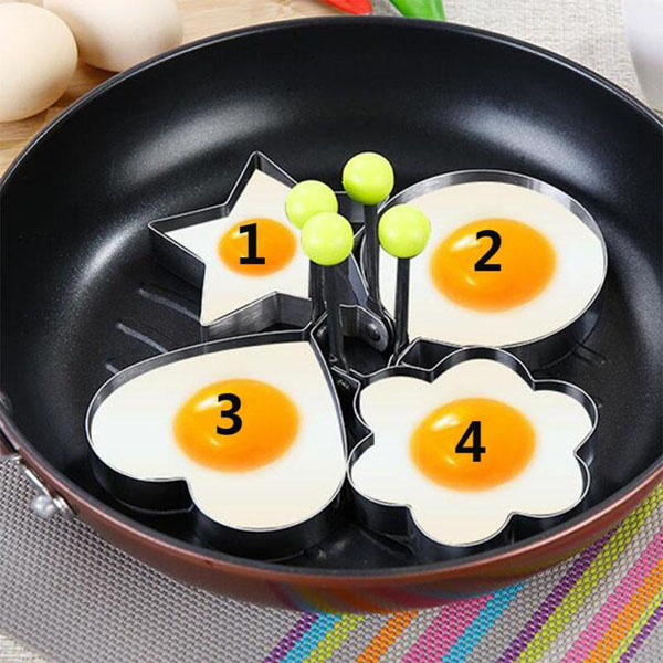 Bán sỉ bộ 4 khuôn chiên trứng làm bánh tạo hình