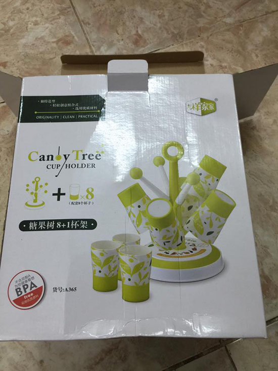 Bán sỉ bộ 8 cốc phíp có giá úp