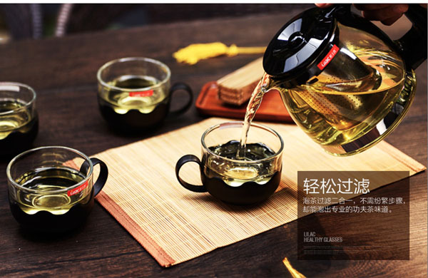 Bán sỉ bộ ấm pha trà thủy tinh có lưới lọc cao cấp