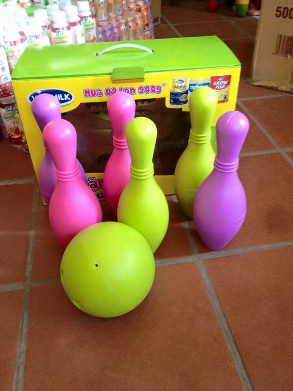 Bộ bowling nhựa 7 món vinamilk