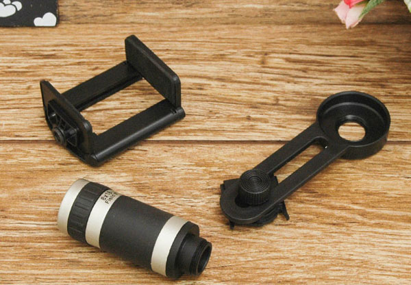 Bộ chân đế Tripod và Lens Tele zoom 8x cho điện thoại