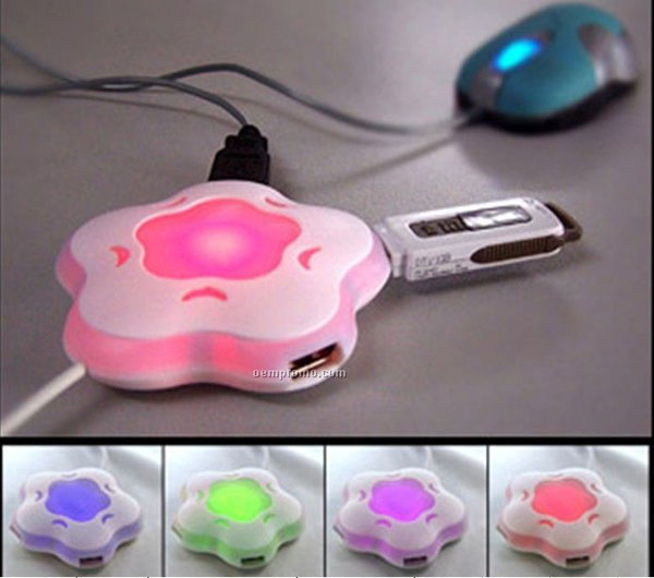 Bộ chia usb 4 cổng hình hoa độc đáo