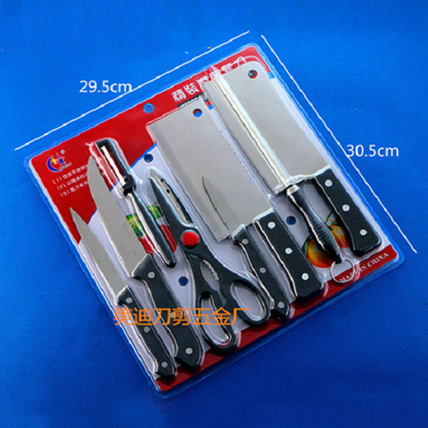 Bộ dao kéo làm bếp 8 món tiện dụng