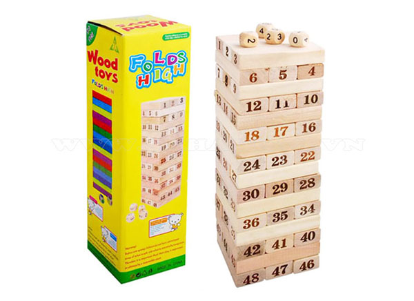 Bộ đồ chơi rút gỗ Wood Toys loại lớn