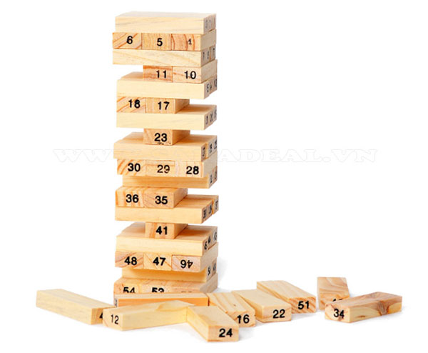 Bộ đồ chơi rút gỗ Wood Toys loại lớn