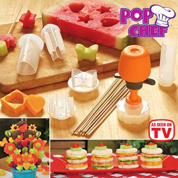 Bán buôn bộ khuôn cắt trái cây Pop Chef