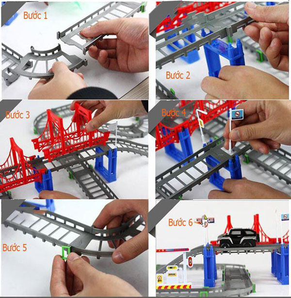 Bán sỉ bộ lắp ráp đường đua ô tô 88 chi tiết