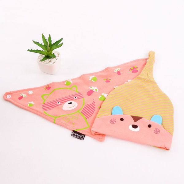 Bán buôn bộ mũ yếm cotton đáng yêu cho bé