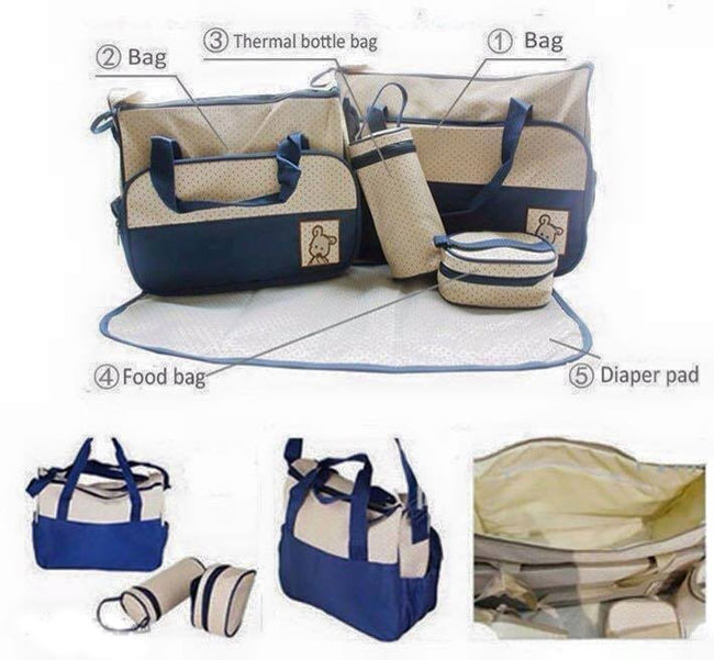 Bán buôn bộ 5 túi đựng chi tiết dành cho mẹ và bé