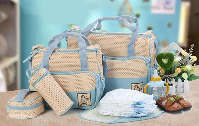 Bán sỉ bộ túi 5 chi tiết cho mẹ và bé