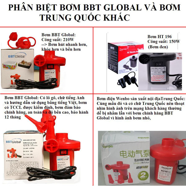 Bơm điện BBT Global 210w BBT838