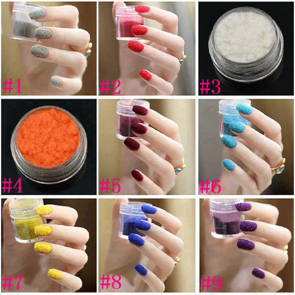 Bán sỉ bột nhung đắp móng tay