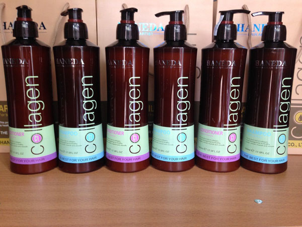 Bán buôn cặp dầu gội và xả Haneda Collagen