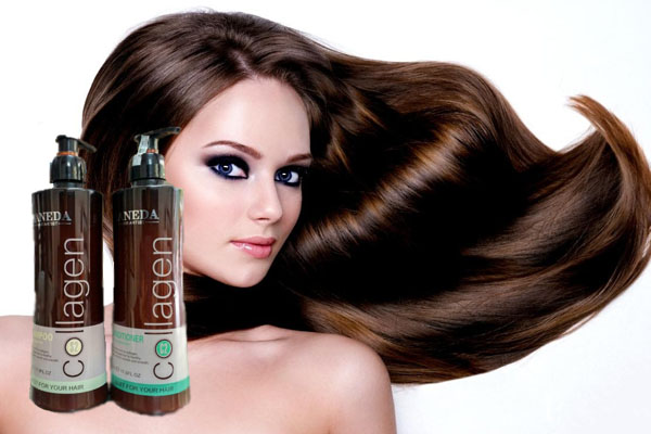 Cặp dầu gội và xả Haneda Collagen