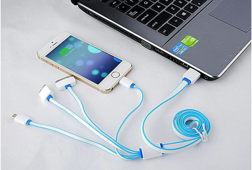 Bán buôn dây cáp sạc đa năng 4 cổng