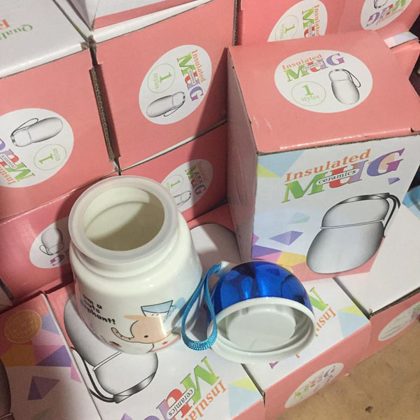 Cốc sứ giữ nhiệt nắp gương mẫu mới