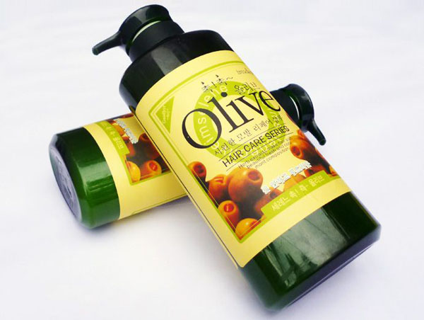 Bán buôn bộ dầu gội và xả Olive 800ml Hàn Quốc