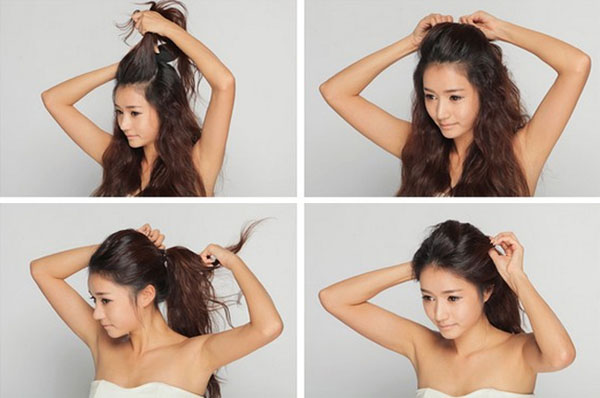 Bán sỉ đệm phồng tóc dạng gài Hàn Quốc