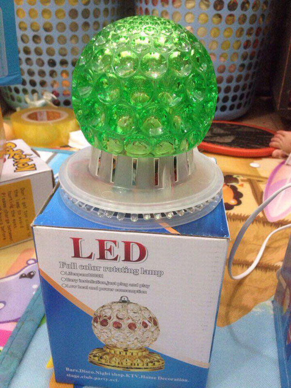 Đèn led trang trí full color rotating lamp