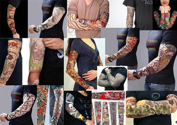 Bán sỉ găng tay chống nắng hình xăm