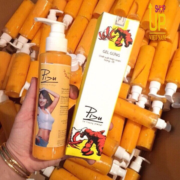 Bán sỉ Gel gừng tan mỡ Pizu