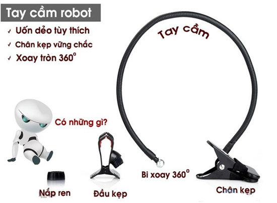 Giá đỡ điện thoại đế đuôi khỉ