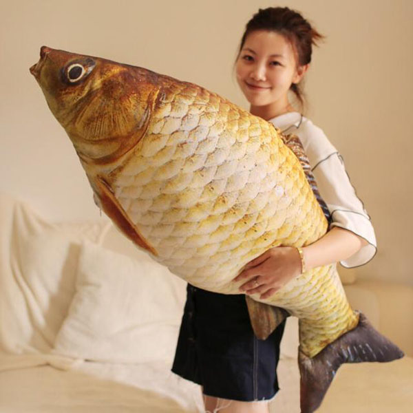 Bán buôn gối ôm hình cá chép 3d độc đáo