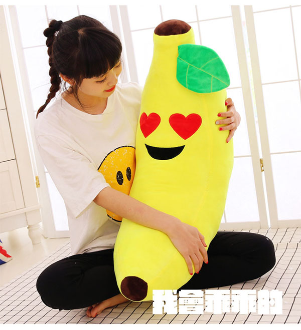 Gối ôm hình chuối cảm xúc