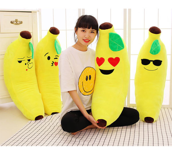 Bán buôn gối ôm hình chuối cảm xúc