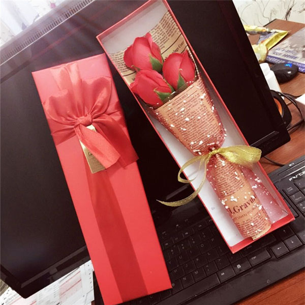 Bán buôn hoa hồng sáp thơm 3 bông