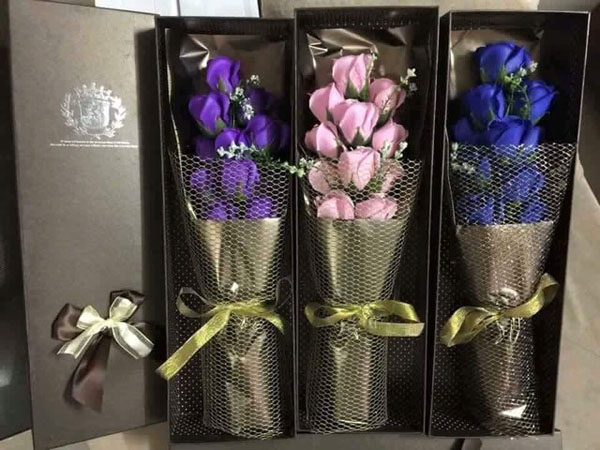 Bán buôn hoa hồng sáp thơm 11 bông