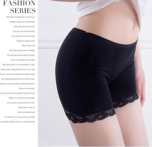 Hộp 4 quần lót cotton mặc váy cao cấp