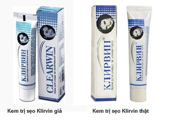 Bán sỉ kem trị sẹo Klirvin - Nga