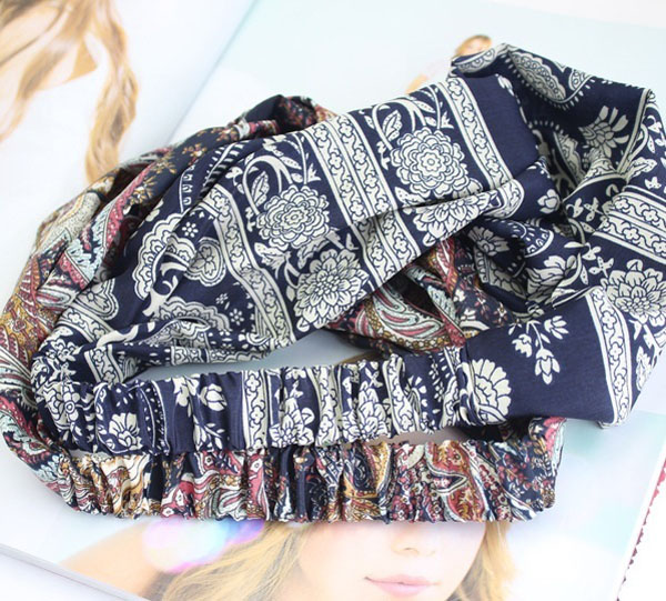 Bán sỉ khăn Turban hoa văn thổ cẩm đẹp