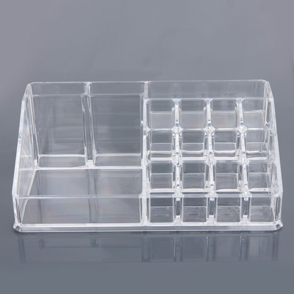 Khay đựng son 15 ngăn chất liệu mica trong suốt
