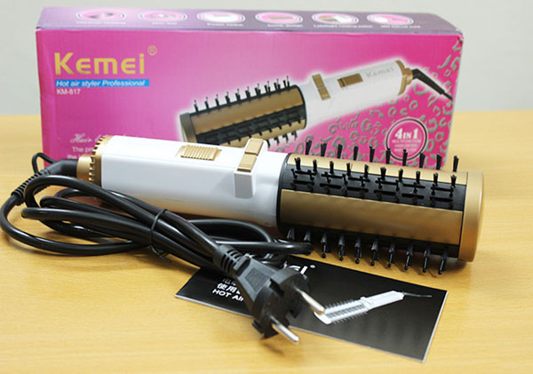 Bán sỉ lược điện sấy xoăn Kemei KM-817